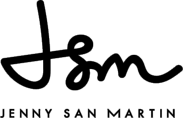 Jenny San Martin design textile logo